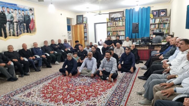 مراسم سوگواری سالروز شهادت امام رضا(ع) در گناوه برگزار شد