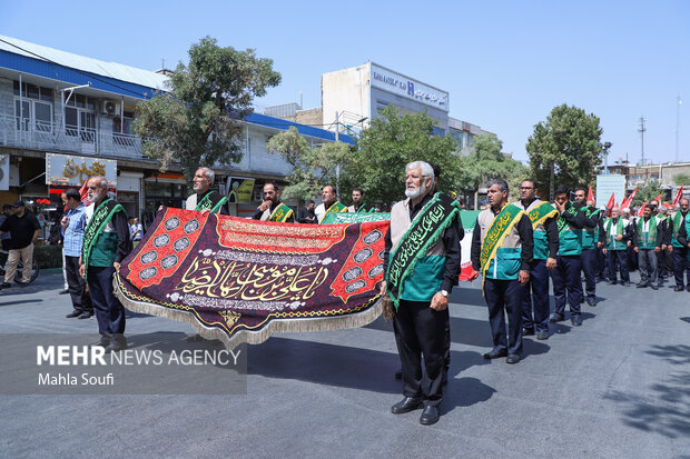 کاروان عزاداری شهادت امام رضا(ع) در اراک