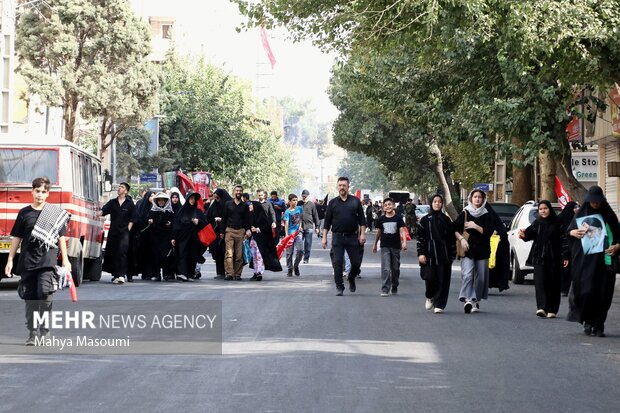 پیاده‌روی جاماندگان ارض طوس در استان تهران
