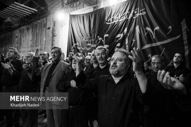 آیین عزاداری شهادت امام رضا (ع) در بازار اصفهان