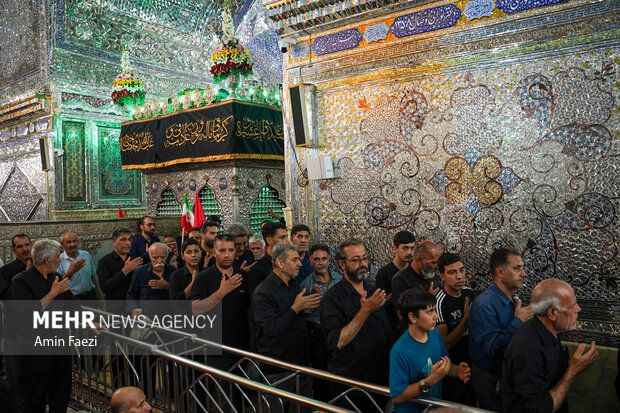 مراسم عزاداری شهادت امام رضا(ع) در حرم شاهچراغ