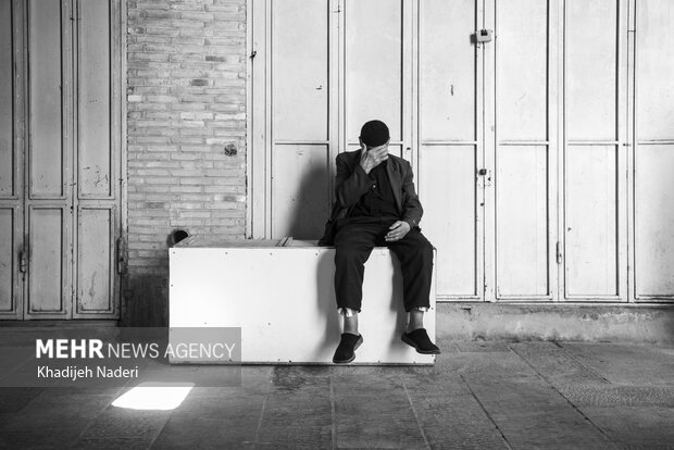 آیین عزاداری شهادت امام رضا (ع) در بازار اصفهان