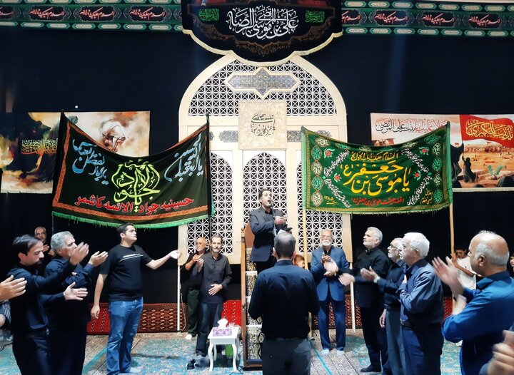 عزاداری هیئت های مذهبی کاشمر در روز شهادت امام رضا(ع)