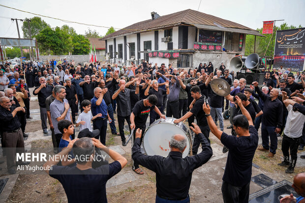 آئین علم واچینی روستای ماشک تهرانچی در گیلان