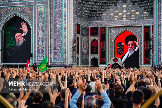 روز شهادت امام رضا(ع) در حرم رضوی