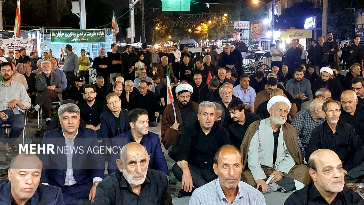 اجتماع باشکوه مردم در مشگین شهر
