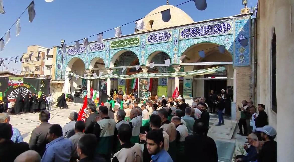 مراسم سوگواری شهادت آقا علی بن موسی الرضا(ع) در شهرکرد