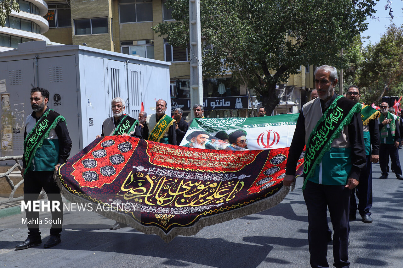 گزارش تحلیلی: اجتماع باشکوه عزاداران رضوی در گلپایگان | مهر - کد 1424