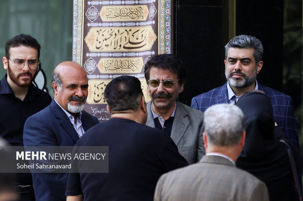 تشییع پیکر زنده‌یاد «ایرج خواجه امیری»