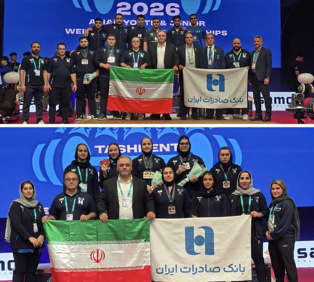 اولین کاپ تیمی دختران جوان وزنه برداری ایران با عنوان سومی آسیا