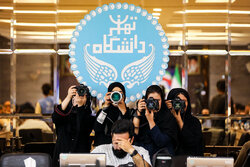 نشست خبری رئیس دانشگاه تهران