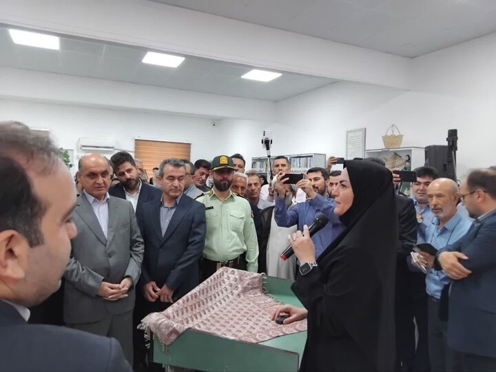 بازگشایی کتابخانه حکیم فردوسی کلشتر با حضور دبیرکل نهاد کتابخانه‌ها