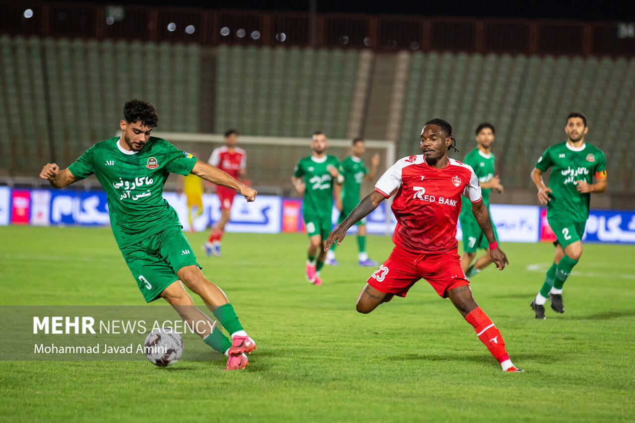 پیروزی یک نیمه ای پرسپولیس مقابل صنعت نفت
