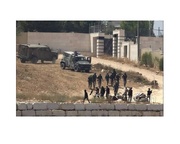 VIDEO: Israeli military vehicles raided Palestinian village