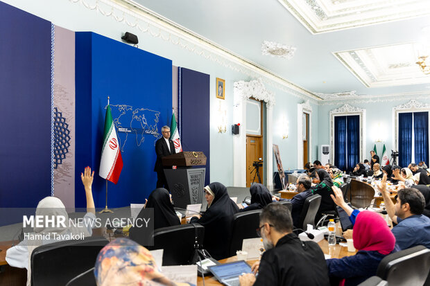 نشست خبری سخنگوی وزارت امور خارجه - ۲۶ مرداد ۱۴۰۵