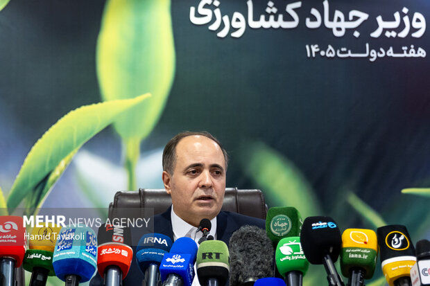 نشست خبری وزیر جهاد کشاورزی