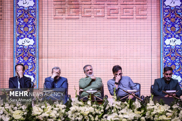 محفل اربعین تدفین رهبر شهید انقلاب در مشهد