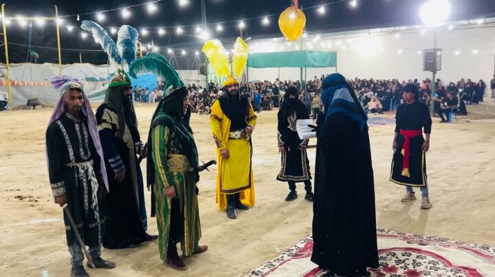 پایان هشتمین سوگواره ملی تعزیه در وراوی با «قیام مختار»