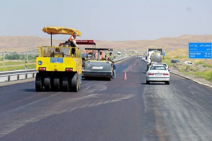 بهسازی آزادراه تبریز - زنجان با افزایش تیم‌های عملیاتی سرعت گرفت