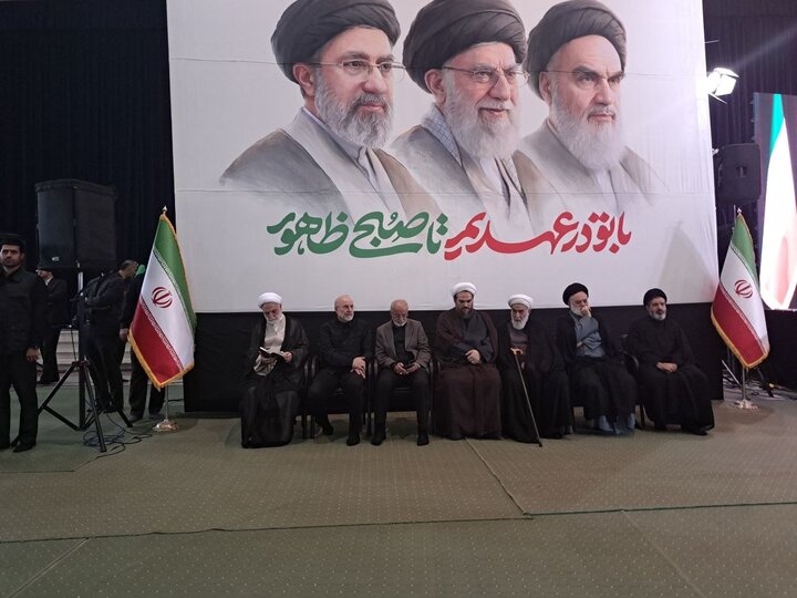 بزرگداشت چهلم «آقای شهید ایران»؛ ندای «حی علیالانتقام» 3 پایگاه خبری ججین فرزندان رهبر شهید انقلاب در کنار سران قوا