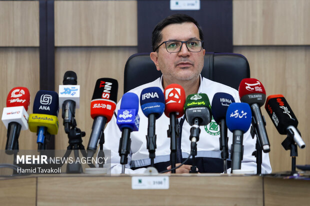 نشست خبری رئیس سازمان پیشگیری و مدیریت بحران شهر تهران