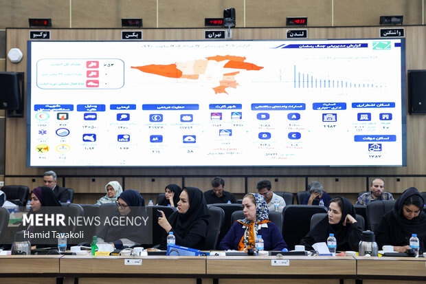 نشست خبری رئیس سازمان پیشگیری و مدیریت بحران شهر تهران
