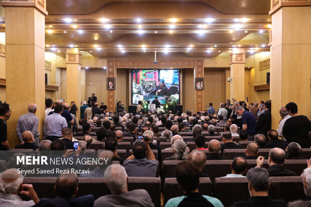 مراسم ختم  استاد «ایرج خواجه امیری»