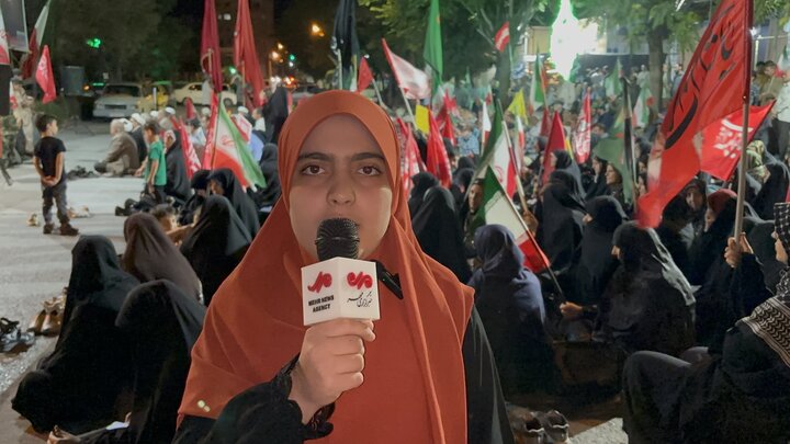 نوجوانان بیجاری حضور در میدان را لبیک به فرمان رهبر انقلاب عنوان کردند