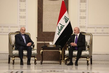 Ghalibaf holds meeting with Iraqi president in Baghdad