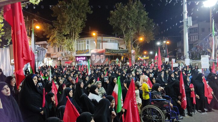 صد و هفتاد یکمین حماسه حضور لنگرودی‌ها در اربعین خاکسپاری رهبر شهید
