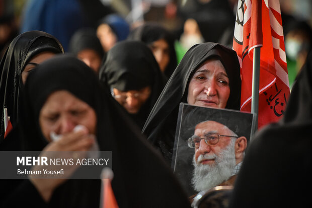 مراسم چهلم تدفین رهبر شهید انقلاب در اراک