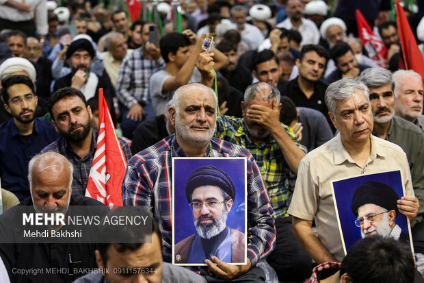 مراسم چهلم تدفین رهبر شهید انقلاب در قم