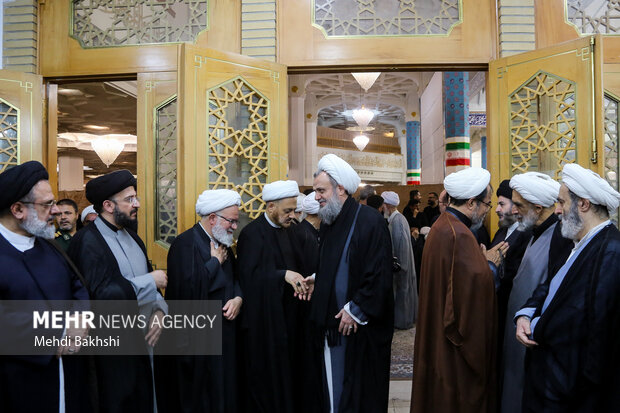 مراسم چهلم تشییع و تدفین رهبر شهید در قم