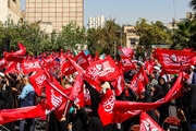 اجتماع مسجدی‌ها؛ طنین فریاد خونخواهی در میدان فلسطین