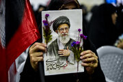 آیین اربعینِ تدفین رهبر شهید انقلاب در بندرخمیر