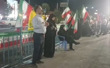 مردم یزد پای کار انقلاب؛ برگ زرین دیگری از شب‌های اقتدار ورق خورد
