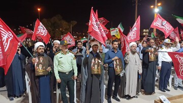 آیین گرامیداشت چهلمین روز خاکسپاری رهبر شهید انقلاب در پارسیان
