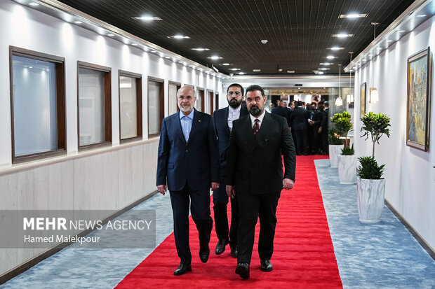 اولین روز سفر رئیس مجلس به عراق
