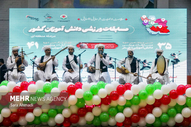 آیین افتتاحیه مسابقات ورزشی دانش آموزان کشور در مشهد
