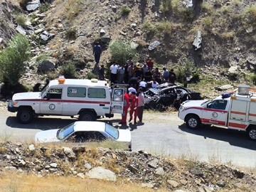 سقوط خودرو به دره در محور بانه-سقز ۴ کشته برجا گذاشت