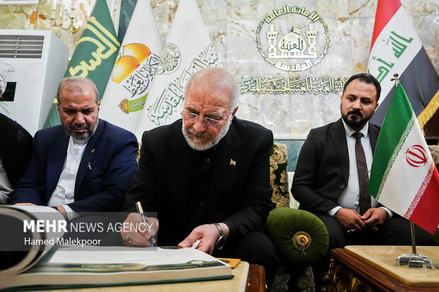 سفر رئیس مجلس به کربلا و نجف