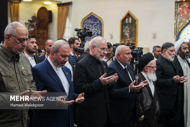 مراسم چهلمین روز تدفین آقای شهید ایران در کربلا
