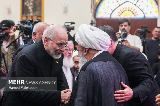 مراسم چهلمین روز تدفین آقای شهید ایران در کربلا