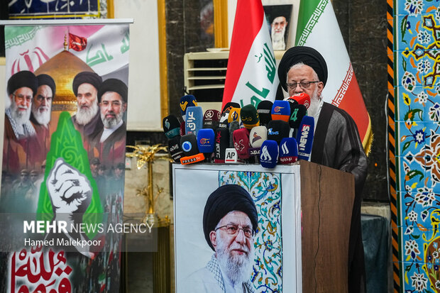 مراسم چهلمین روز تدفین آقای شهید ایران در کربلا