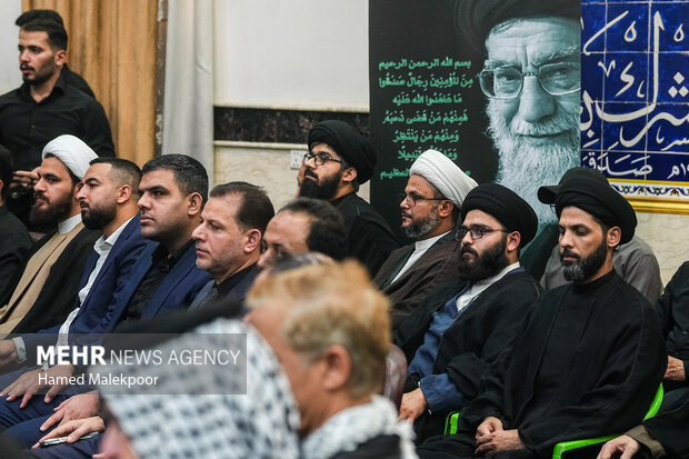 مراسم چهلمین روز تدفین آقای شهید ایران در کربلا