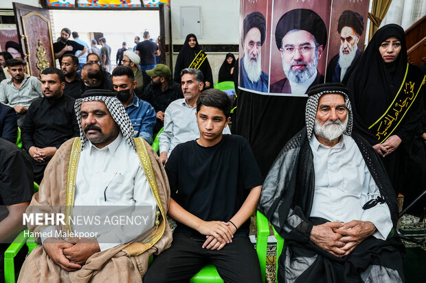 مراسم چهلمین روز تدفین آقای شهید ایران در کربلا
