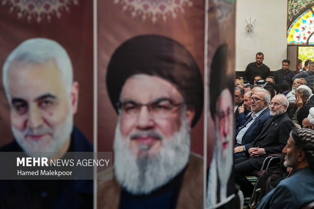 مراسم چهلمین روز تدفین آقای شهید ایران در کربلا