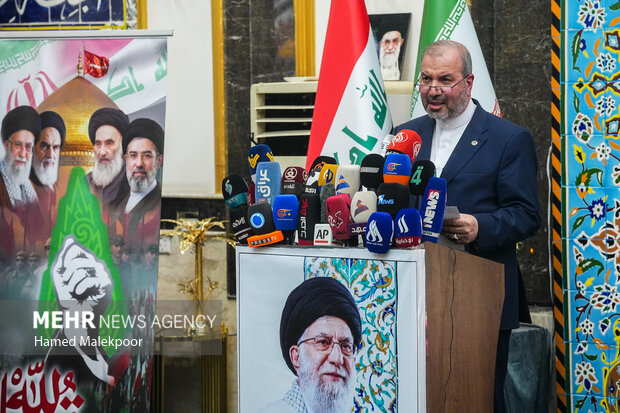 مراسم چهلمین روز تدفین آقای شهید ایران در کربلا