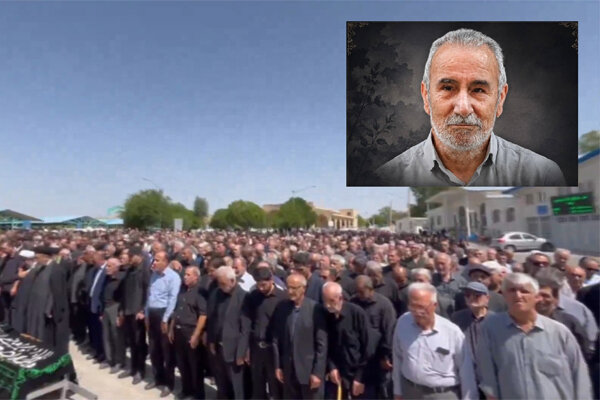 تشییع پیکر استاد موسوی میانجی، شاعر فرهیخته میانه‌ای