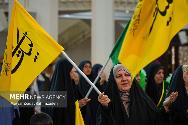 آیین«میثاق امت با امام» در شاهچراغ ع